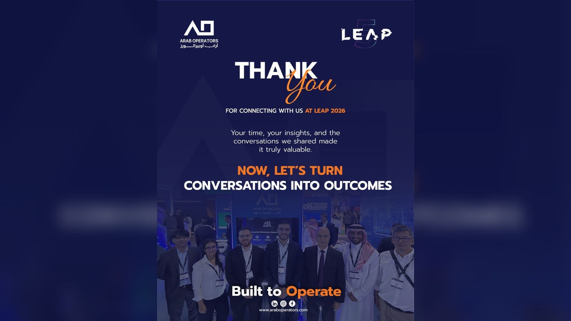 Arab Operators at LEAP 2026